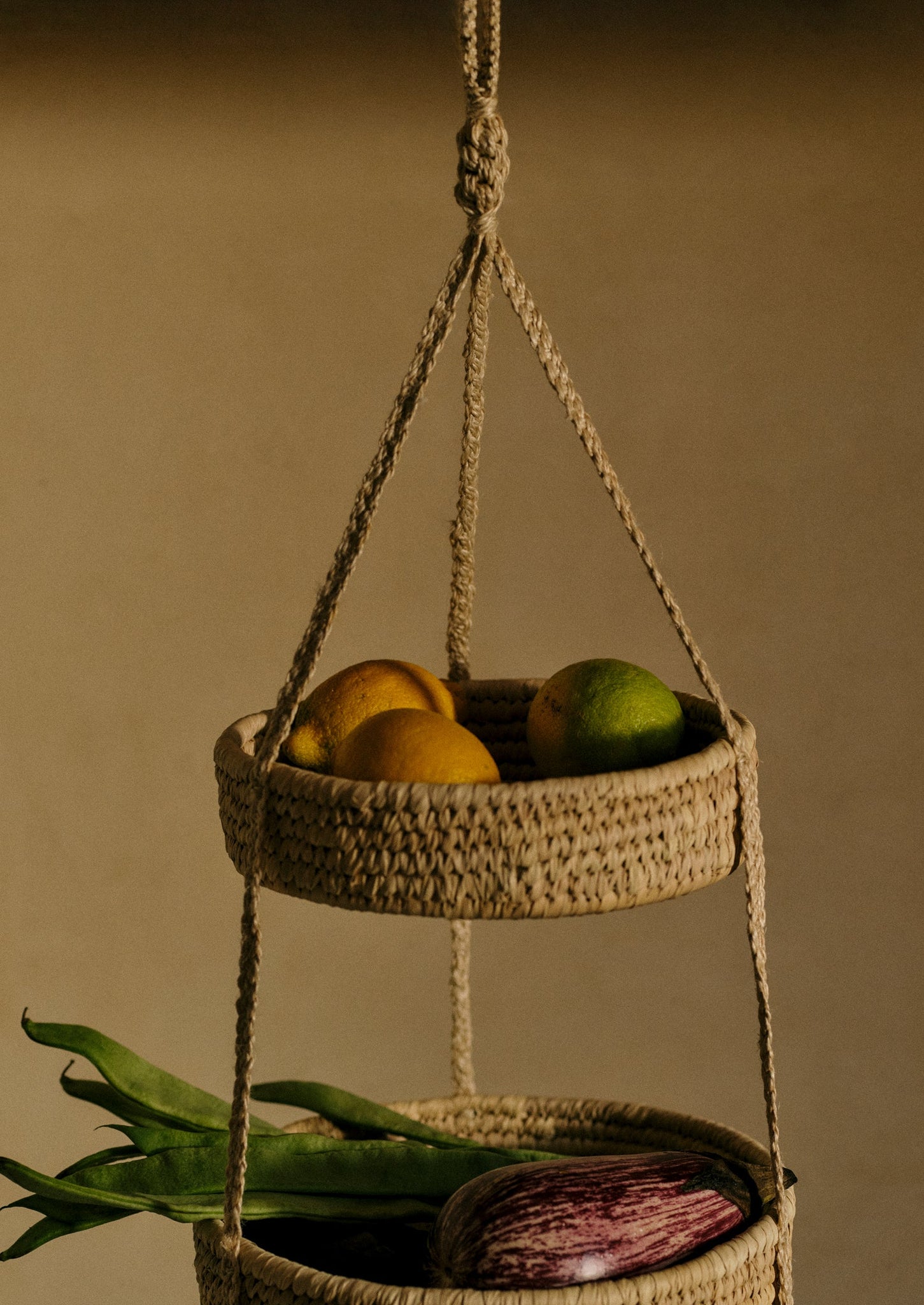 Palm Hanging Basket | Natural