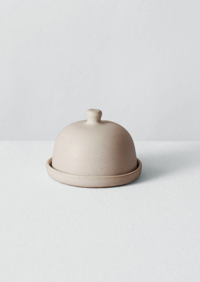 Rebecca Williams Butter Dish | Matte White