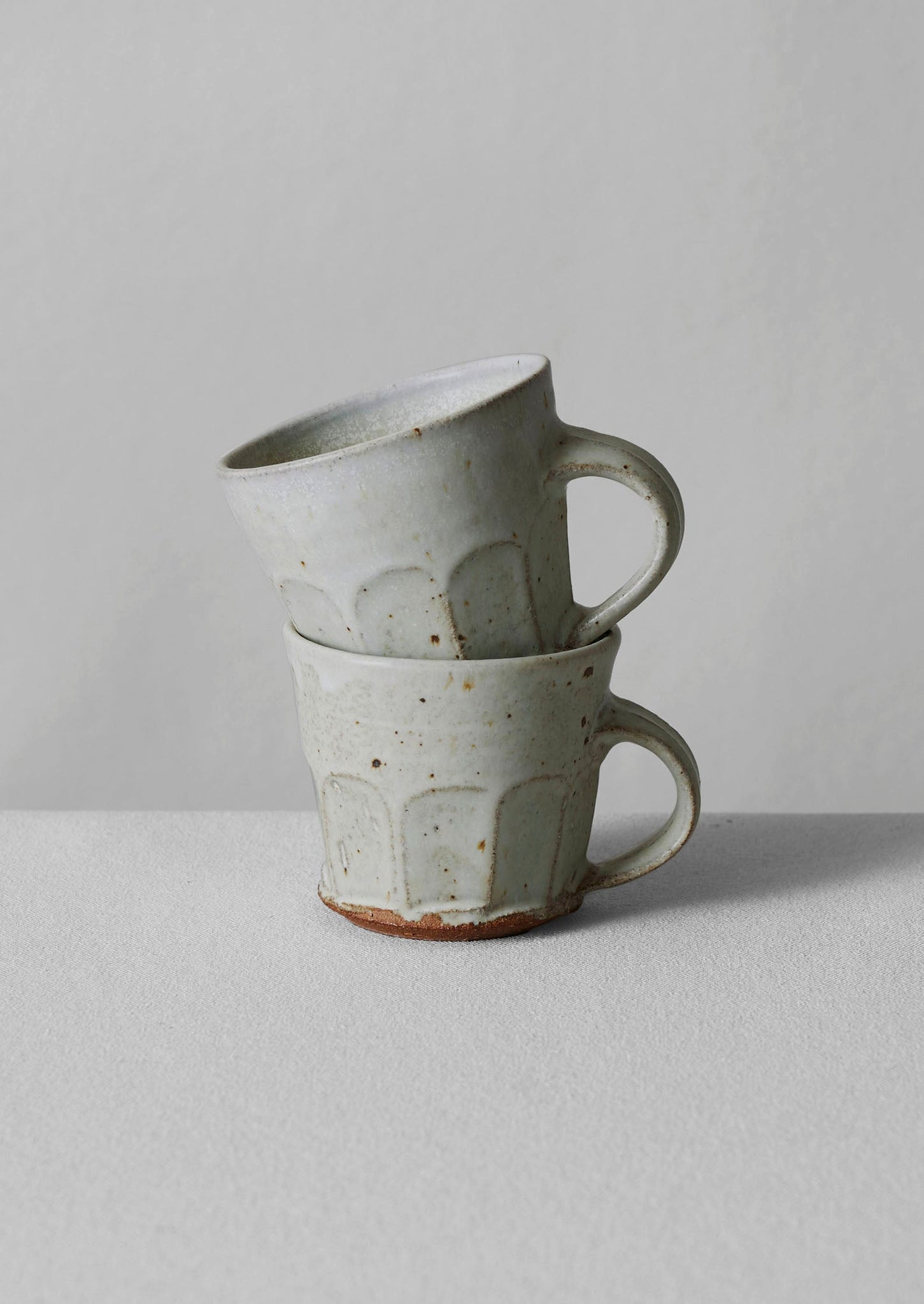 Tim Lake Faceted Mug | Dolomite White