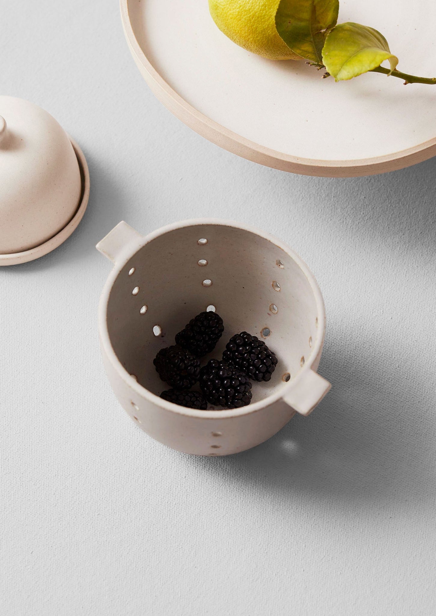 Rebecca Williams Berry Colander | Matte White