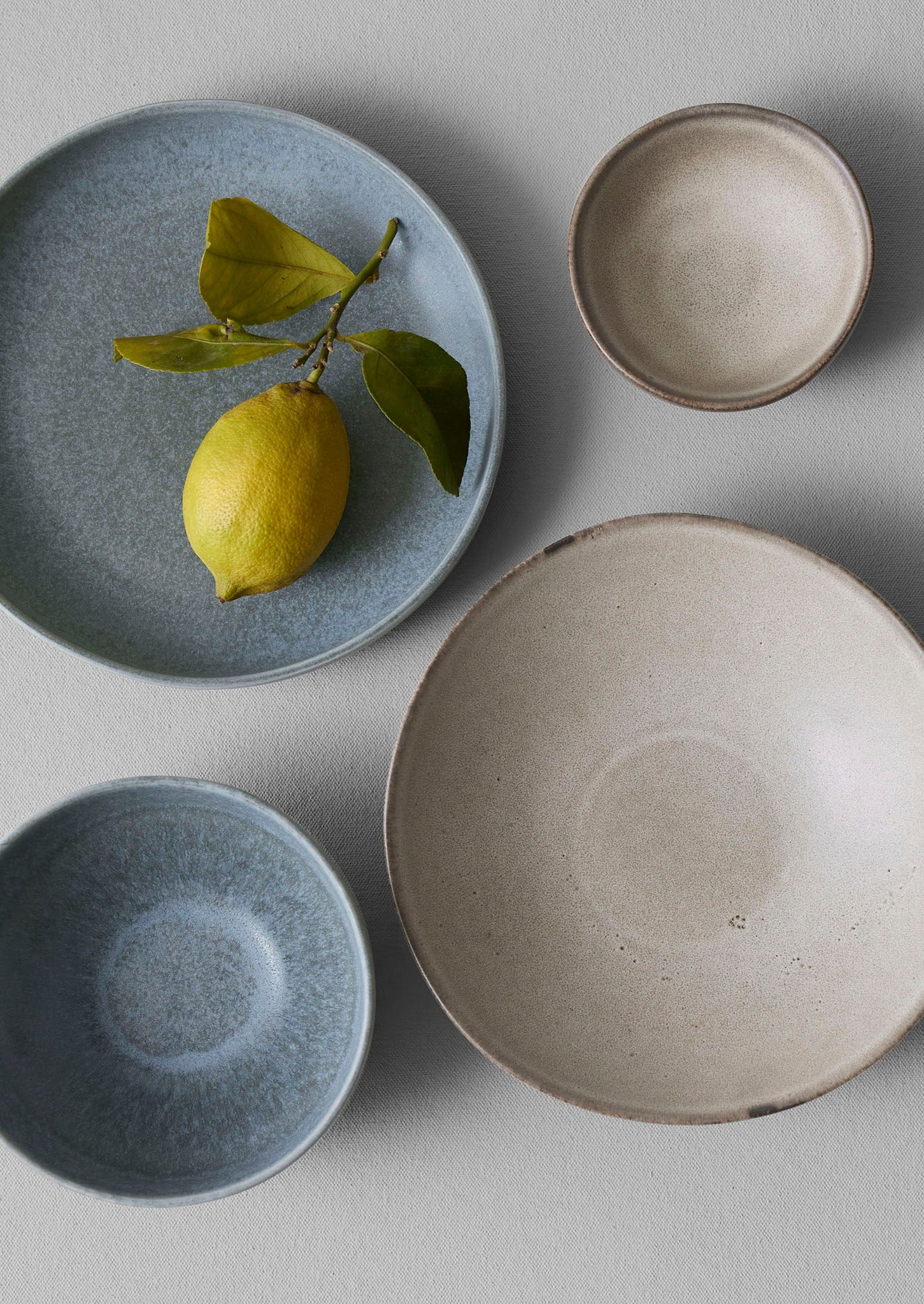 Cove Stoneware Bowl | Blue Grey