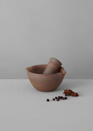 Jynsym Ong Pestle and Mortar | Red Clay