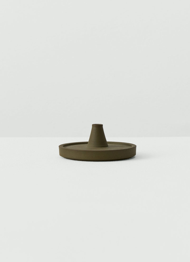 Andrea Roman Incense Holder | Moss Green