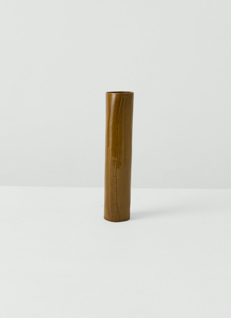 Tom Lawson Large Cylindrical Vase | Honey