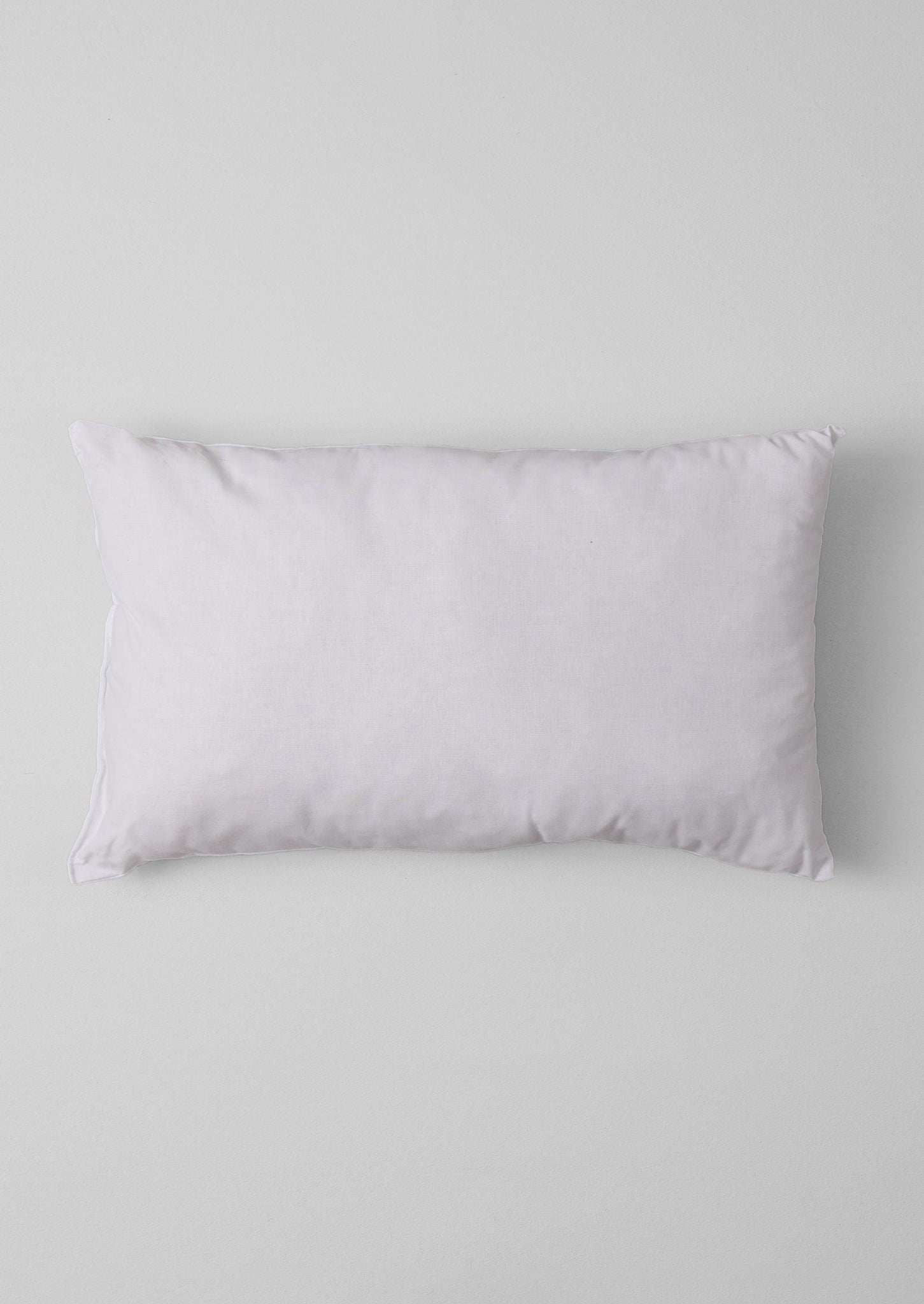 Small Rectangle Wool Cushion Pad | White