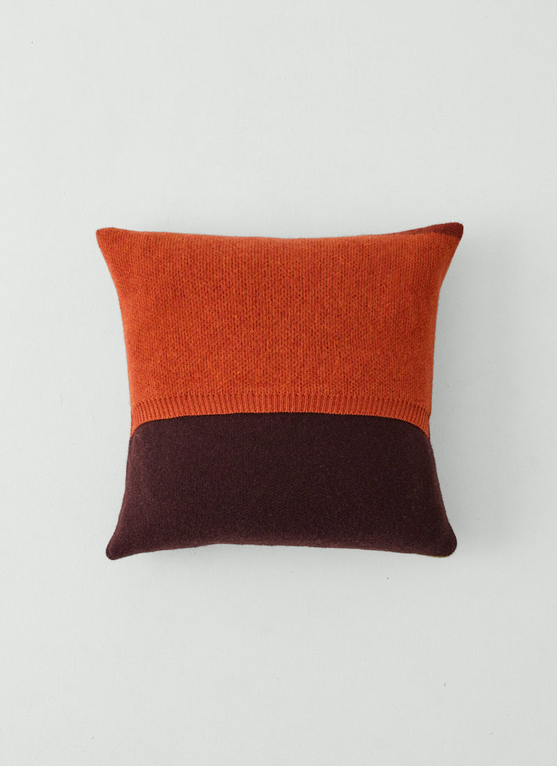 Dusk Wool Cushion Cover | Ember/Sienna