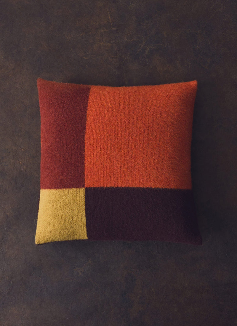 Dusk Wool Cushion Cover | Ember/Sienna