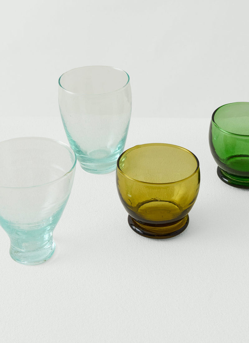 Moroccan Glasses Set | Clear