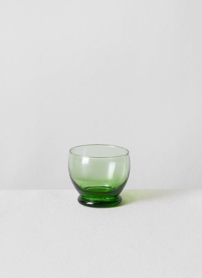 Rounded Moroccan Glasses Set | Green