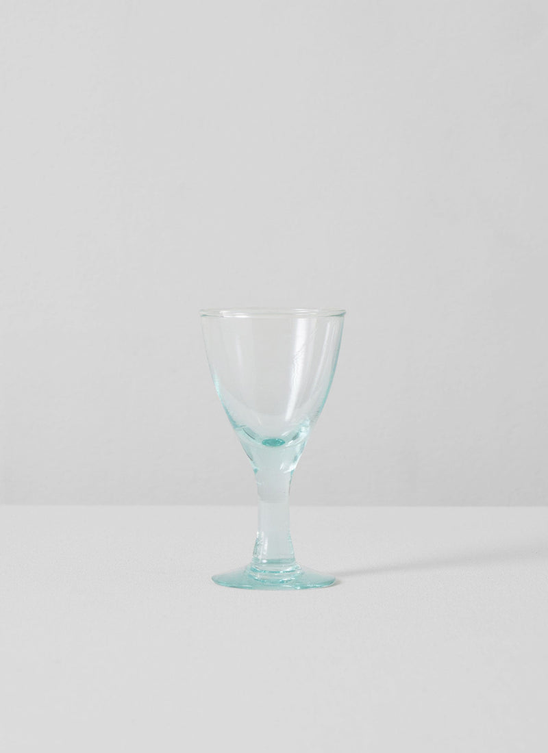 Recycled Bolivian Wine Glasses Set | Clear