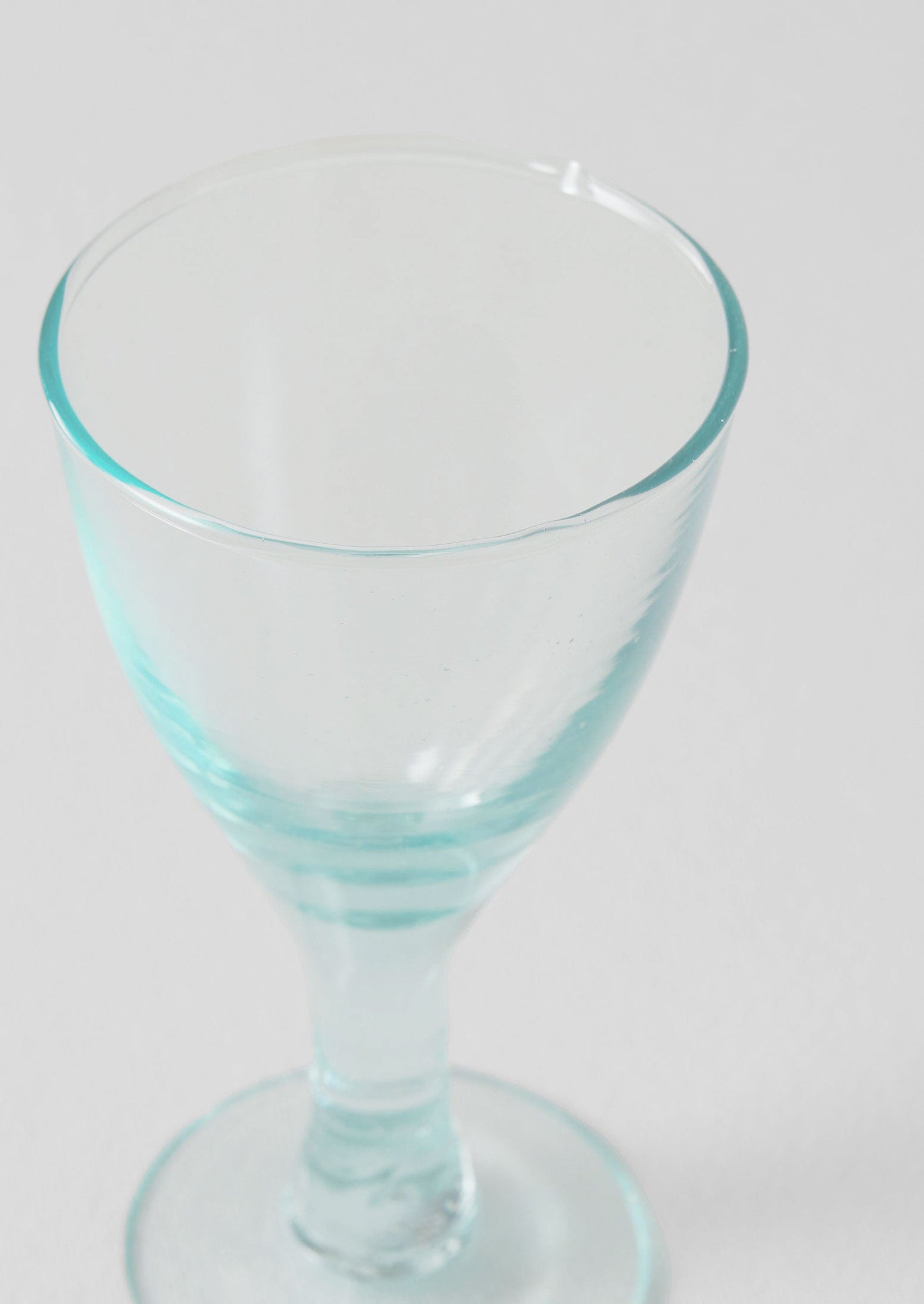 Recycled Bolivian Wine Glasses Set | Clear