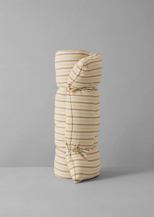 Hand Woven Stripe Summer Mattress | Ecru/Washed Lime