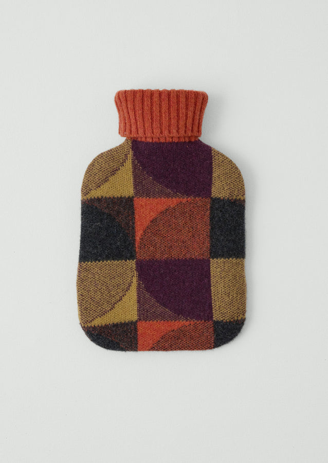 Forte Wool Hot Water Bottle Cover | Ember/Soft Olive