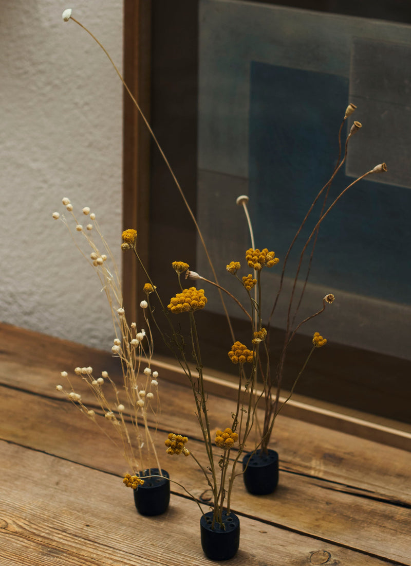 Metal Flower Frog | Iron