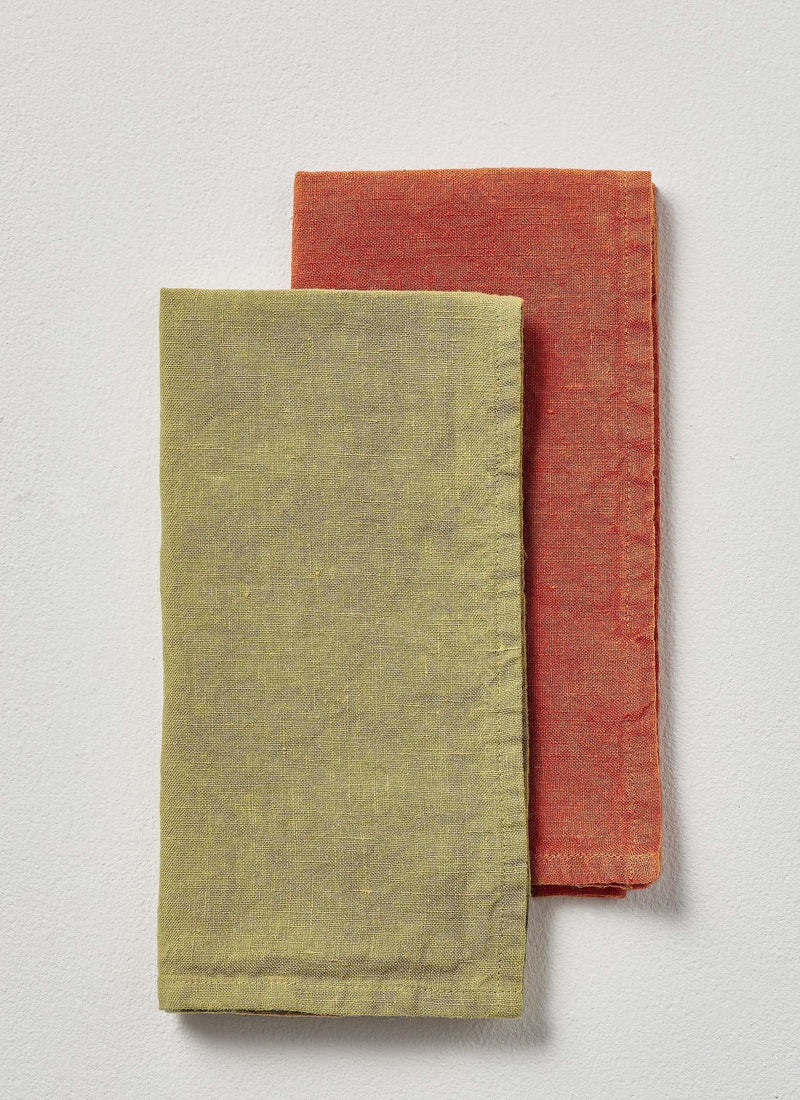 Washed Linen Napkin | Celery