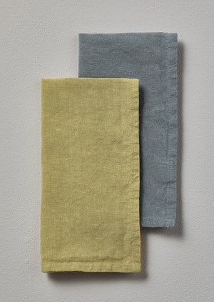 Washed Linen Napkin | Celery