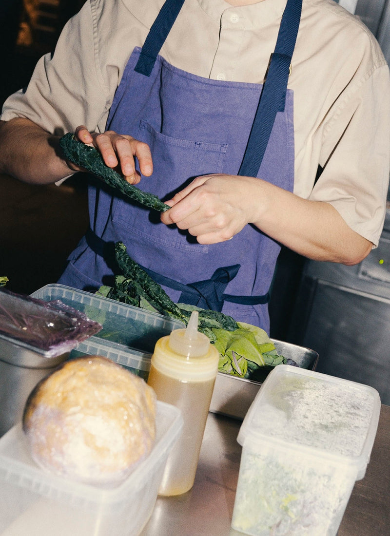 Cotton Canvas Project Apron | Workwear Blue