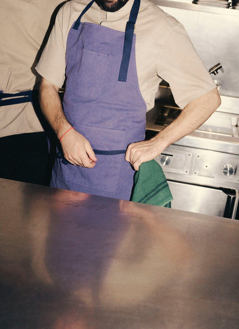 Cotton Canvas Project Apron | Workwear Blue