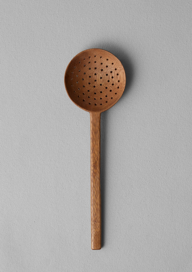 Acacia Wood Slotted Spoon | Natural Wood