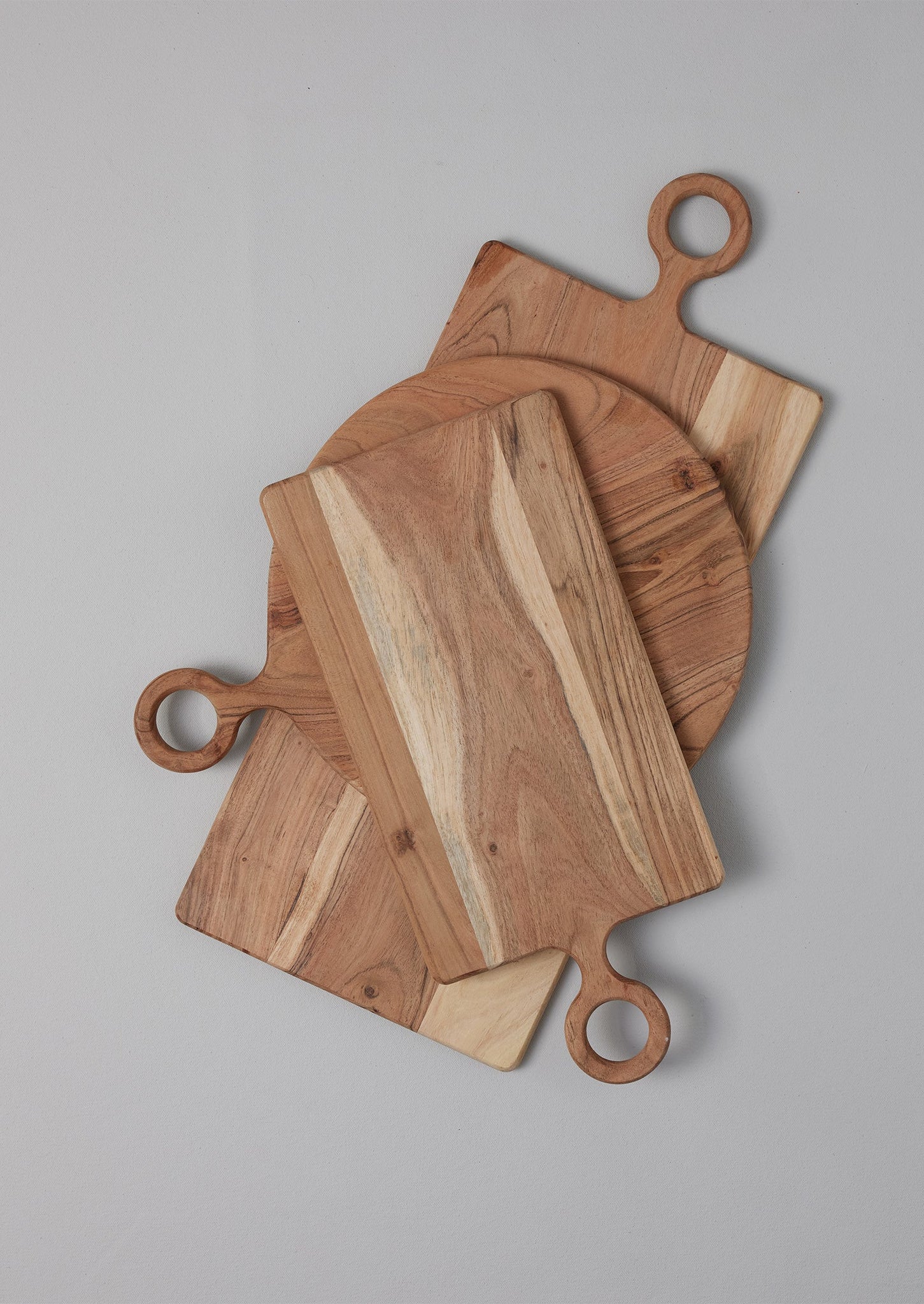 Acacia Wood Round Board | Natural Wood