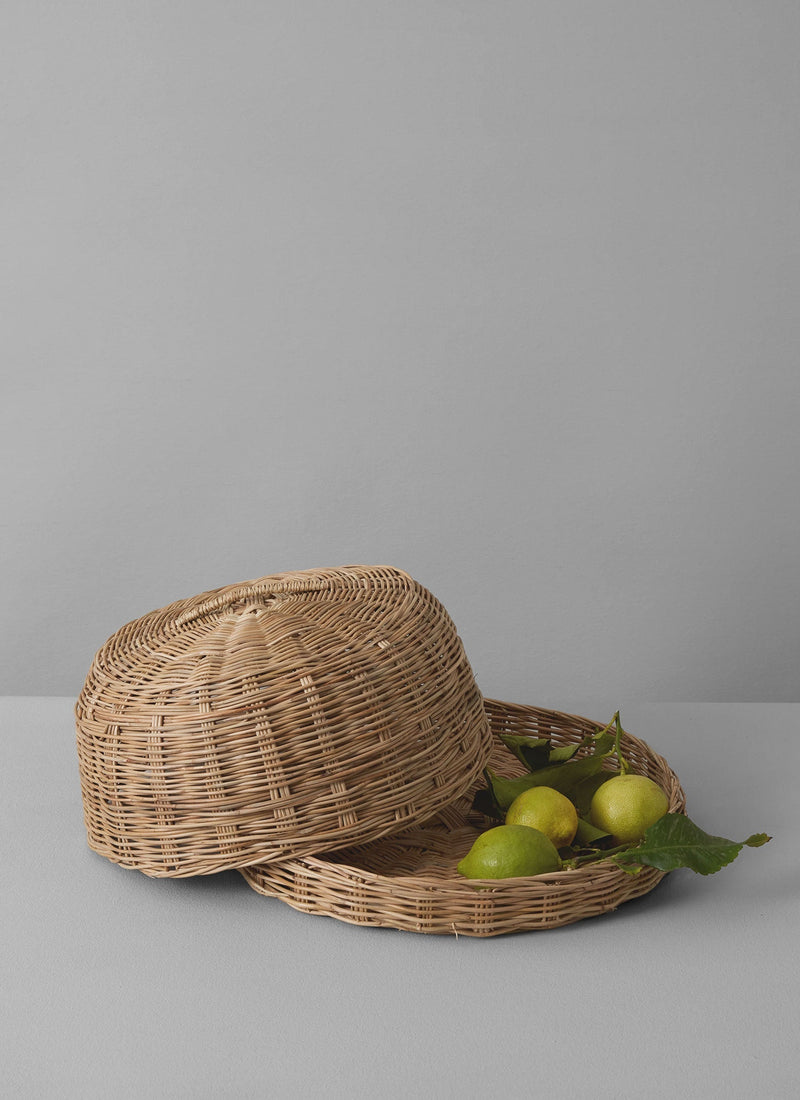 Hand Woven Wicker Food Cover | Natural
