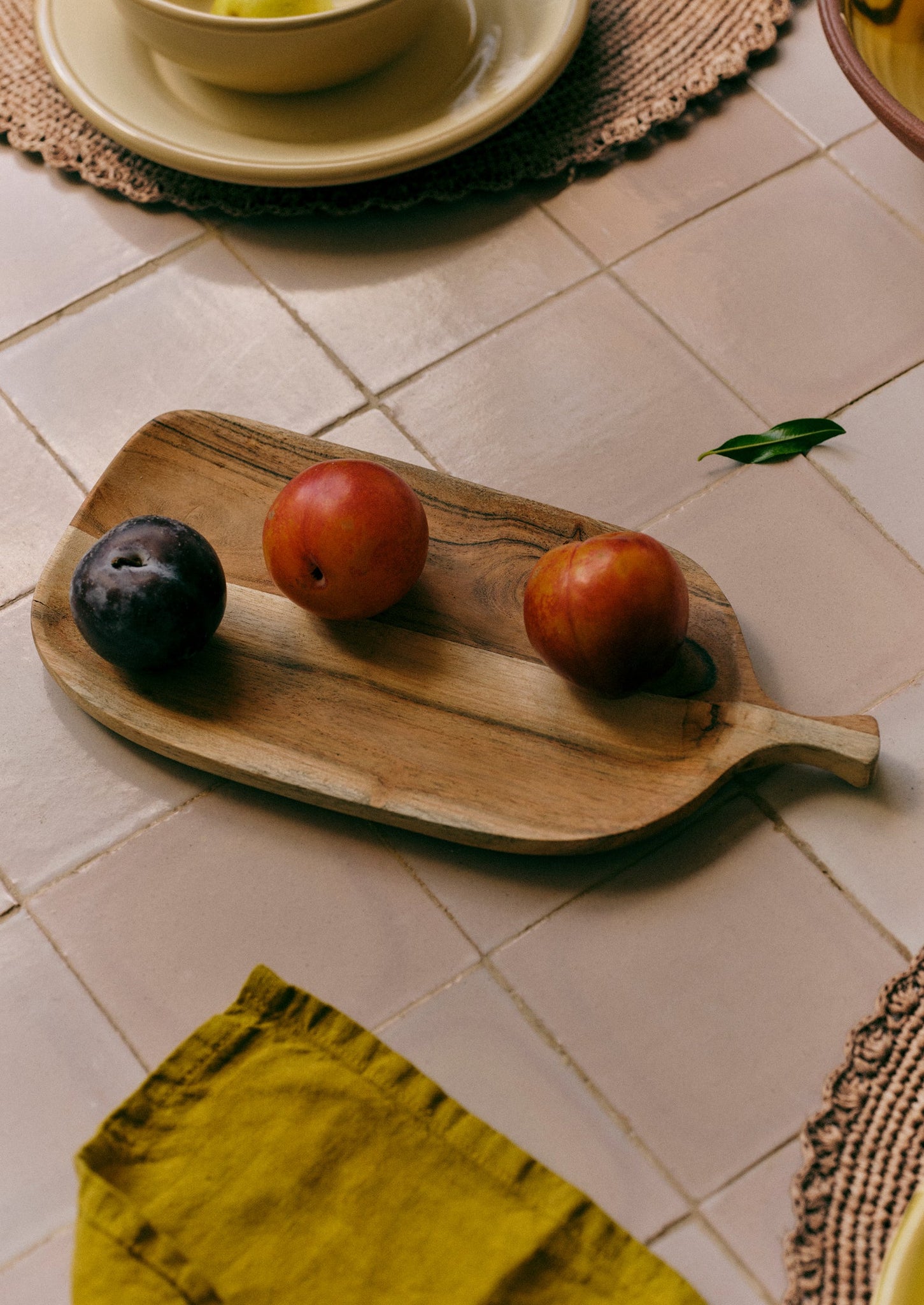 Small Acacia Wood Serving Platter | Natural