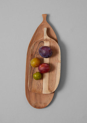 Small Acacia Wood Serving Platter | Natural