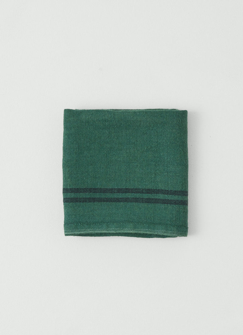 Charvet Linen Tea Towel | Spruce Green
