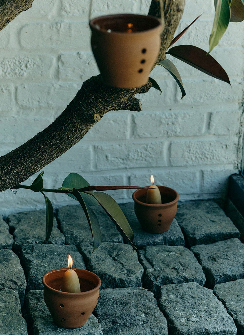 Willow Pottery Terracotta Lantern | Terracotta