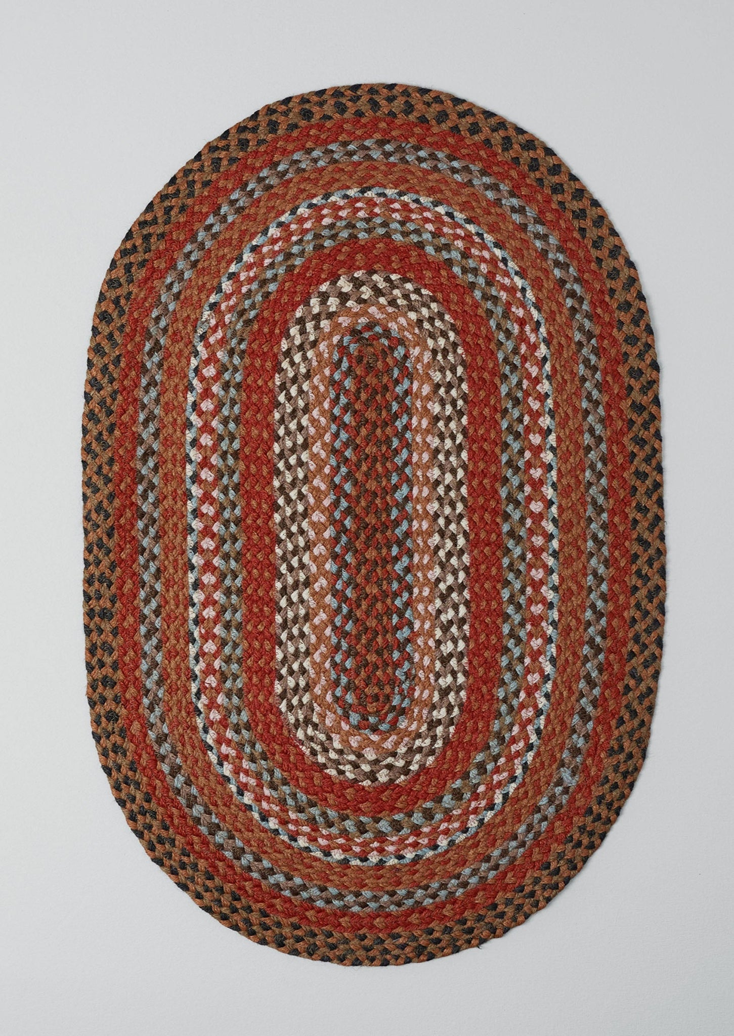 The Braided Rug Company Organic Jute Doormat | Ginger Multi