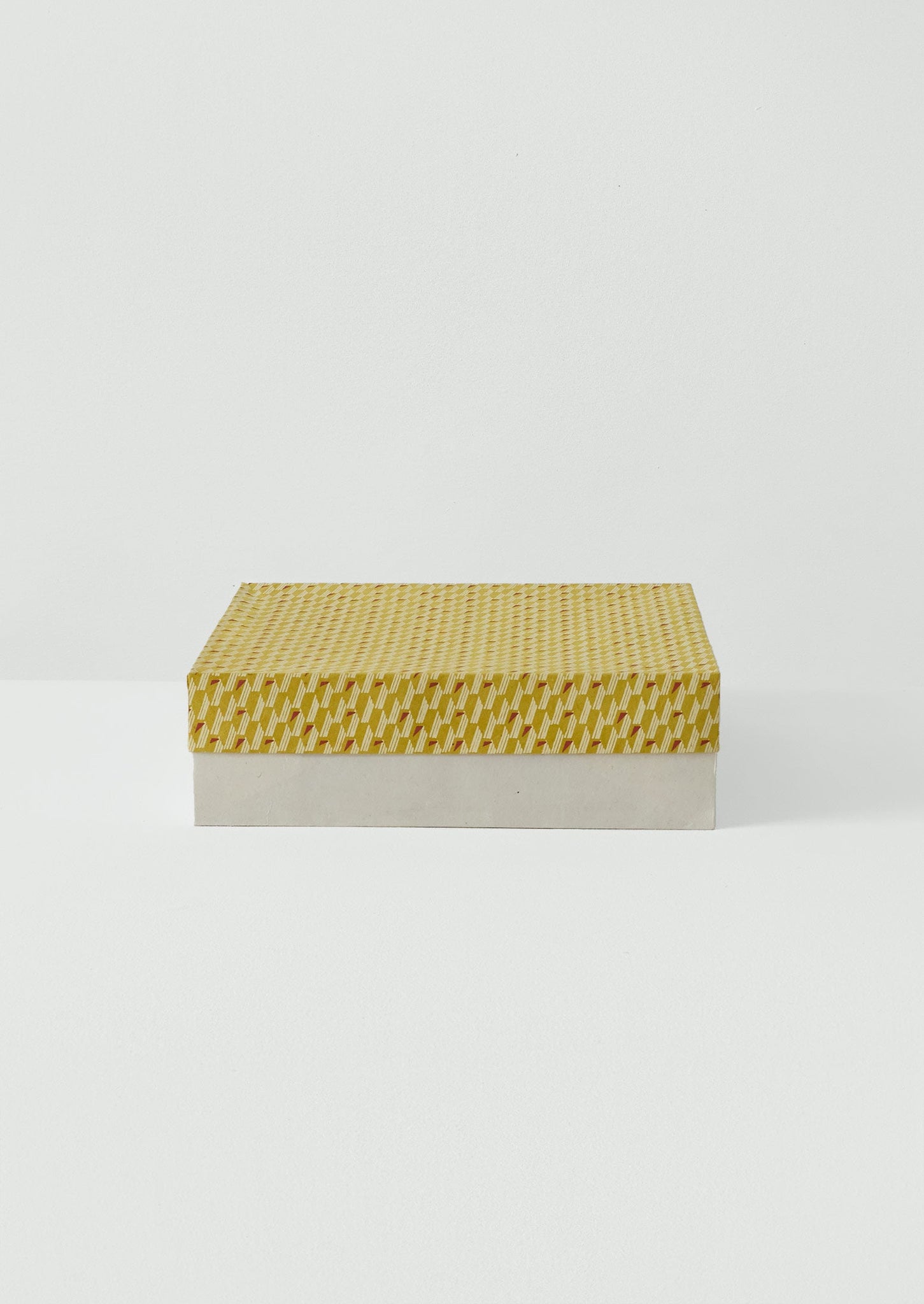 Lokta Paper Gift Box | Ochre/Ecru