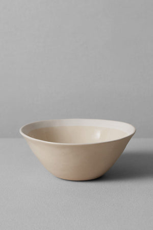 Wonki Ware White Wash Pasta Bowl | Natural/White