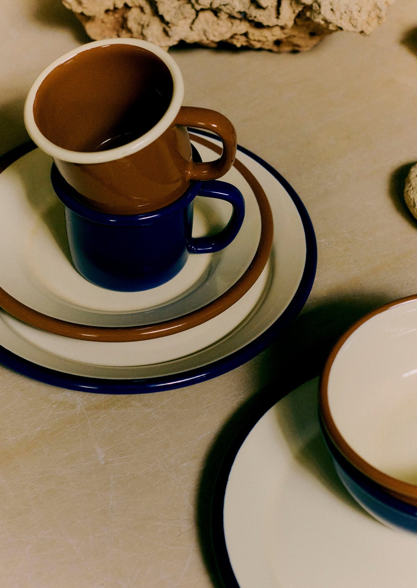 Enamel Plate | Cumin/Cream