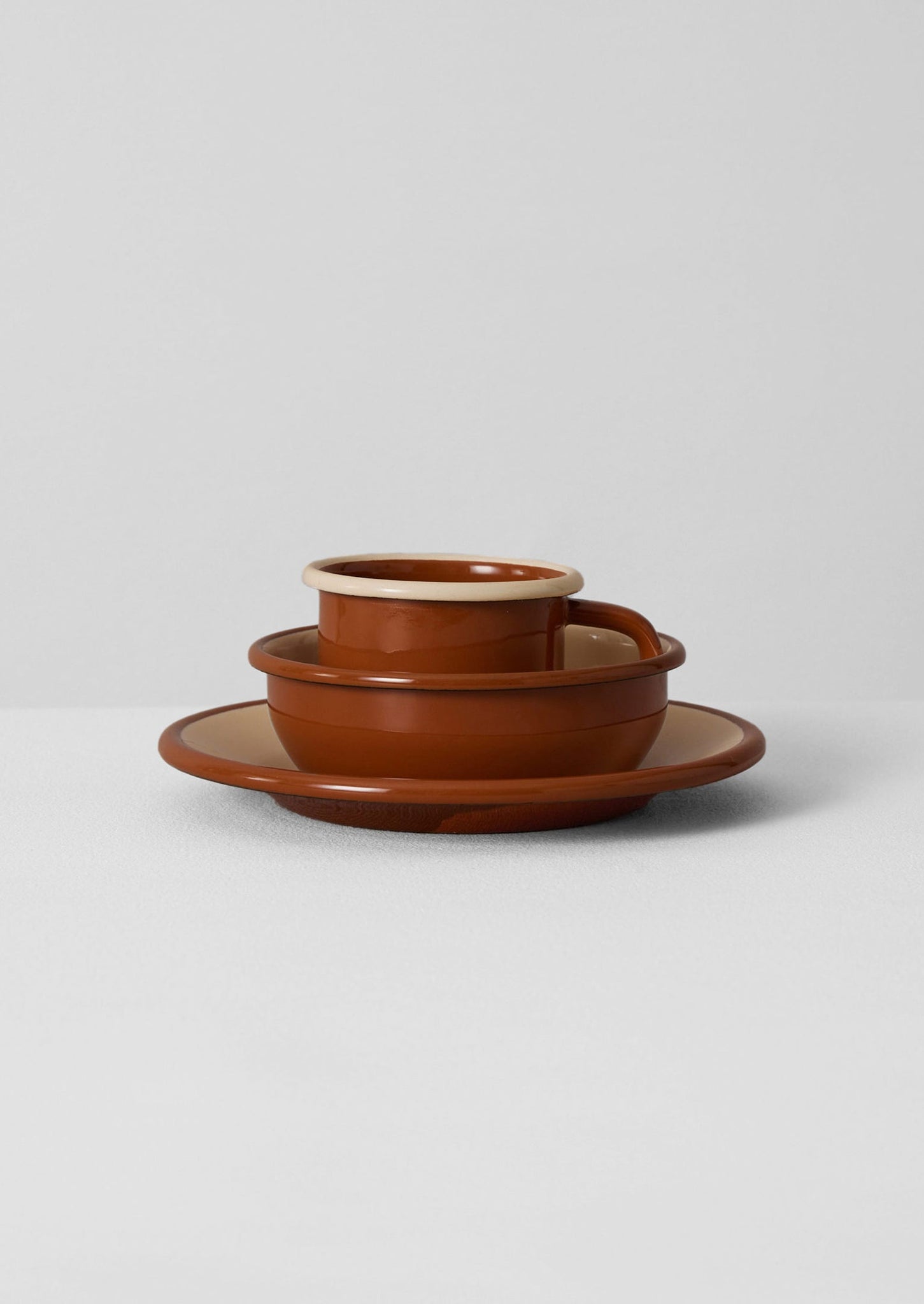 Enamel Plate | Cumin/Cream