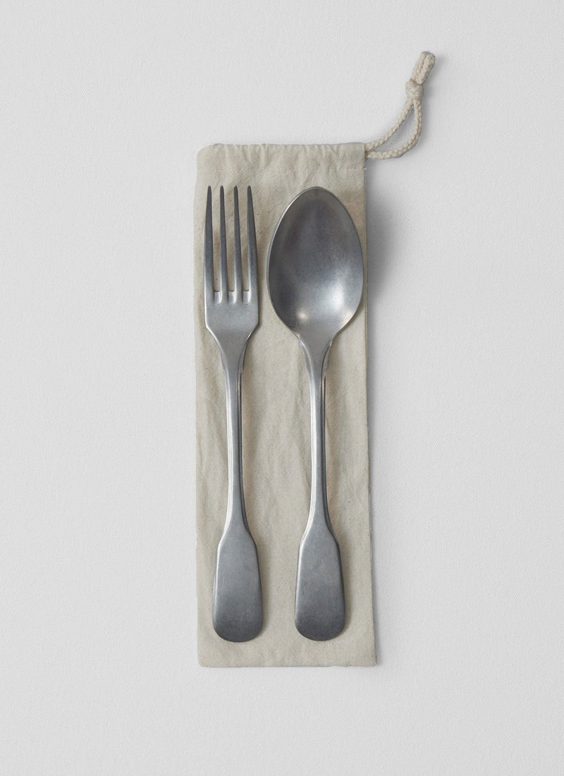Stonewashed Serving Set | Silver