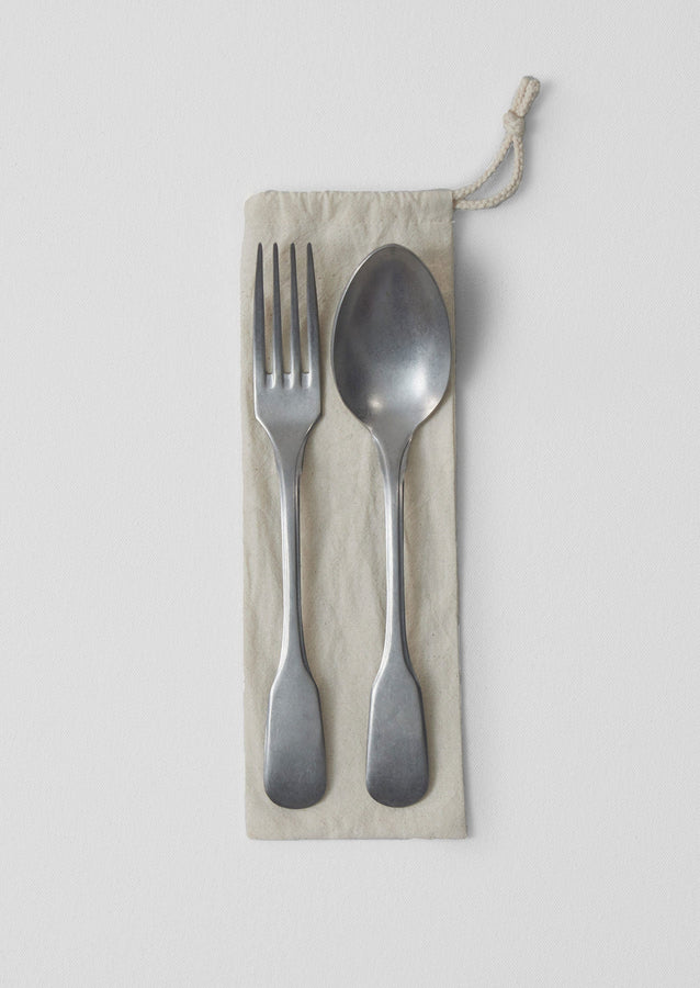 Stonewashed Serving Set | Silver