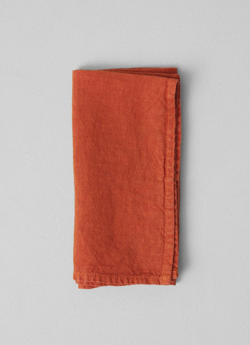 Washed Linen Napkin | Firecracker