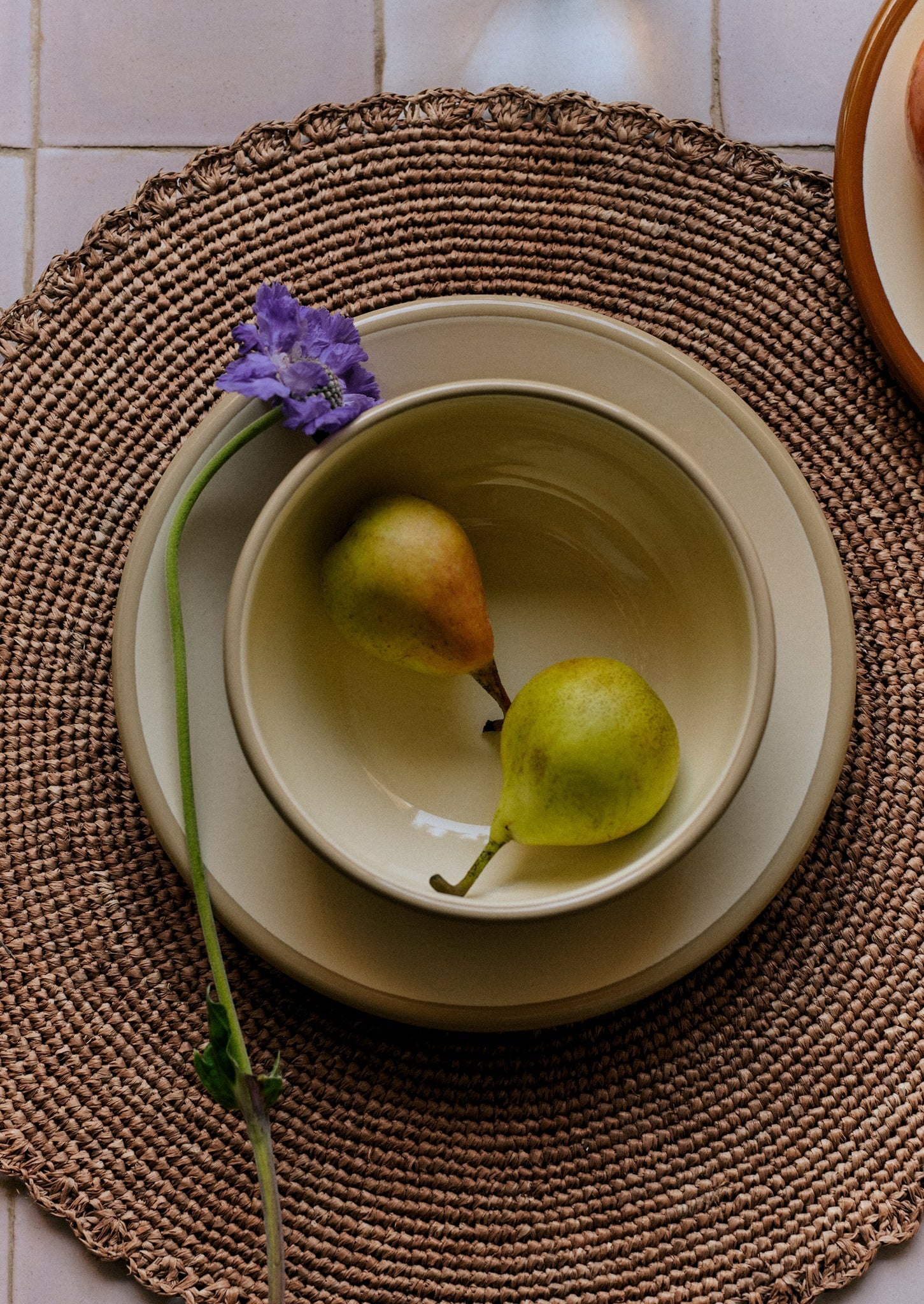 Enamel Plate | Putty/Cream