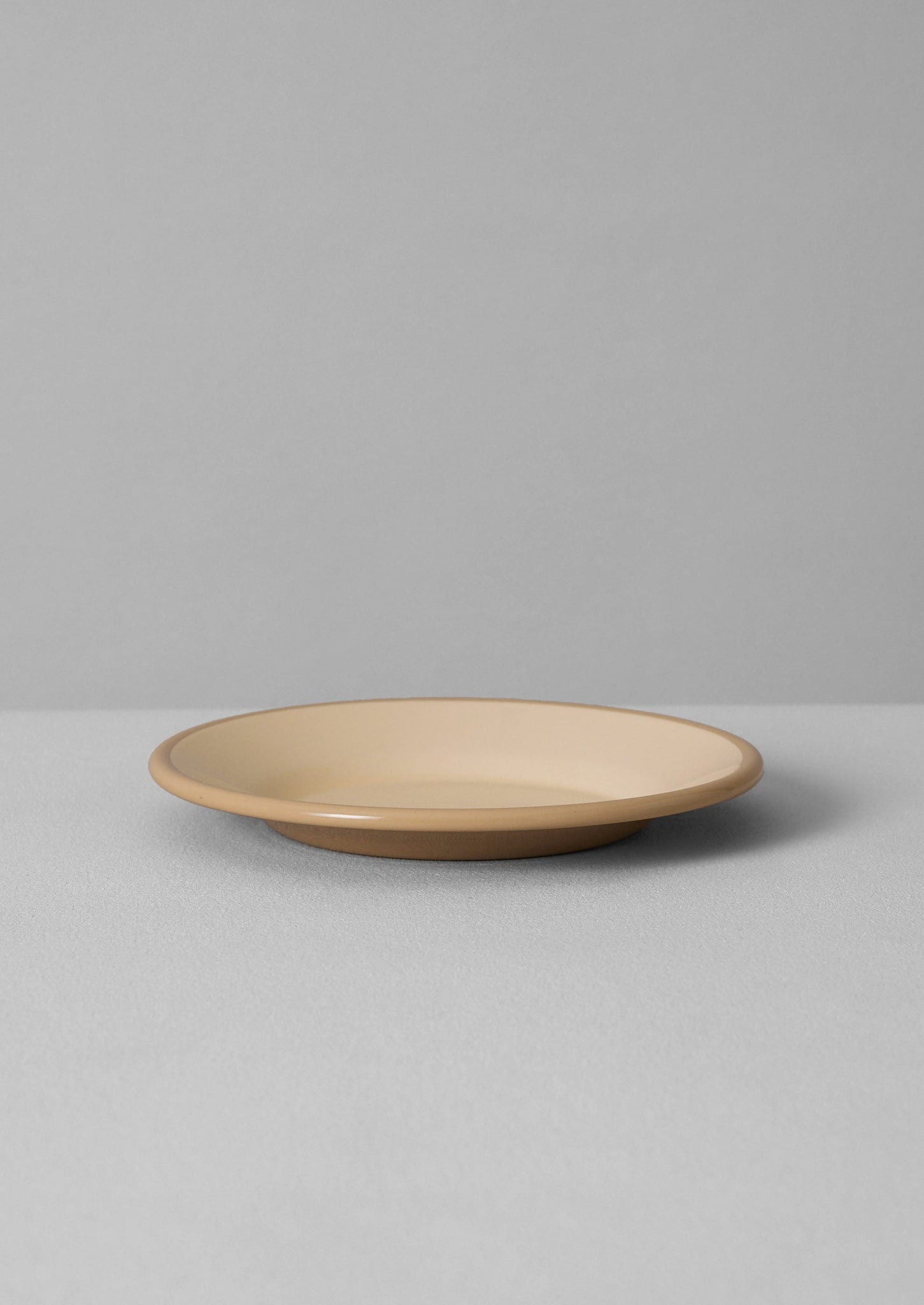 Enamel Plate | Putty/Cream