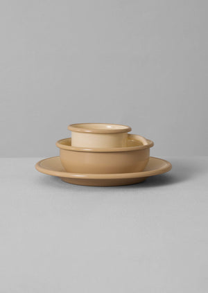 Enamel Plate | Putty/Cream
