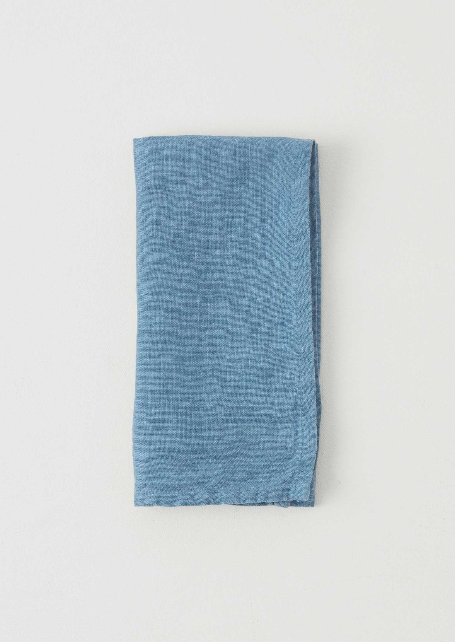Washed Linen Napkin | Fjord Blue