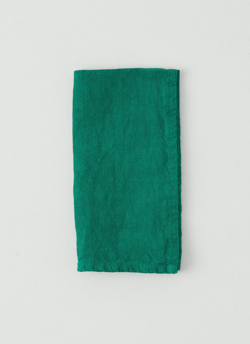 Washed Linen Napkin | Absinthe Green