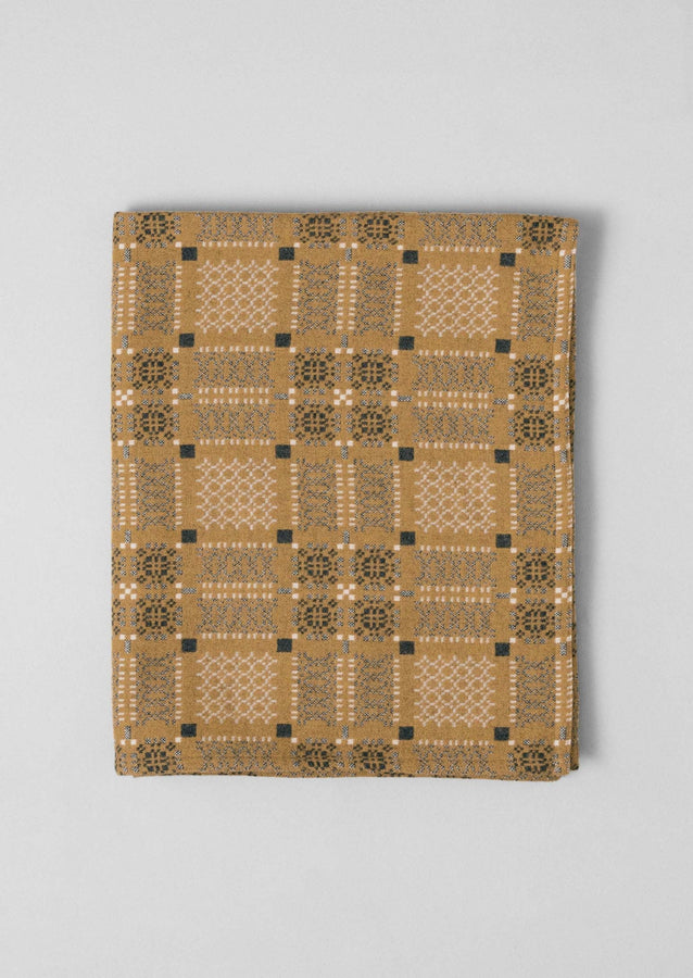 Melin Tregwynt Welsh Blanket | Mead/Ash