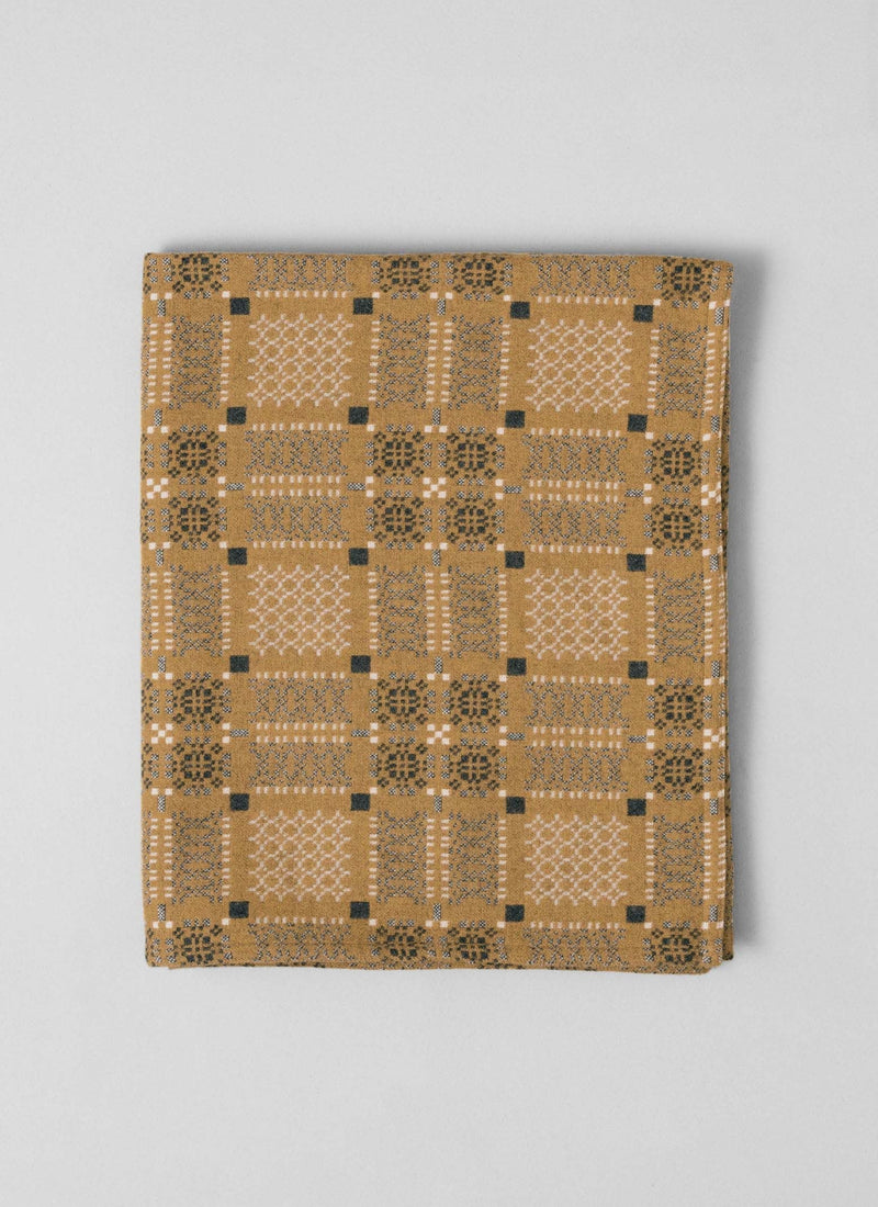 Melin Tregwynt Welsh Blanket | Mead/Ash