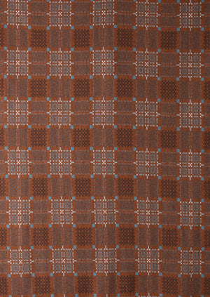 Melin Tregwynt Welsh Blanket | Rust/Topaz