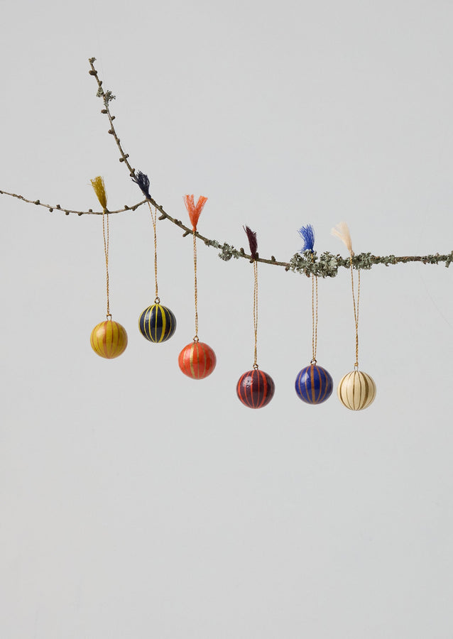 Mini Hand Painted Bauble Set | Multi