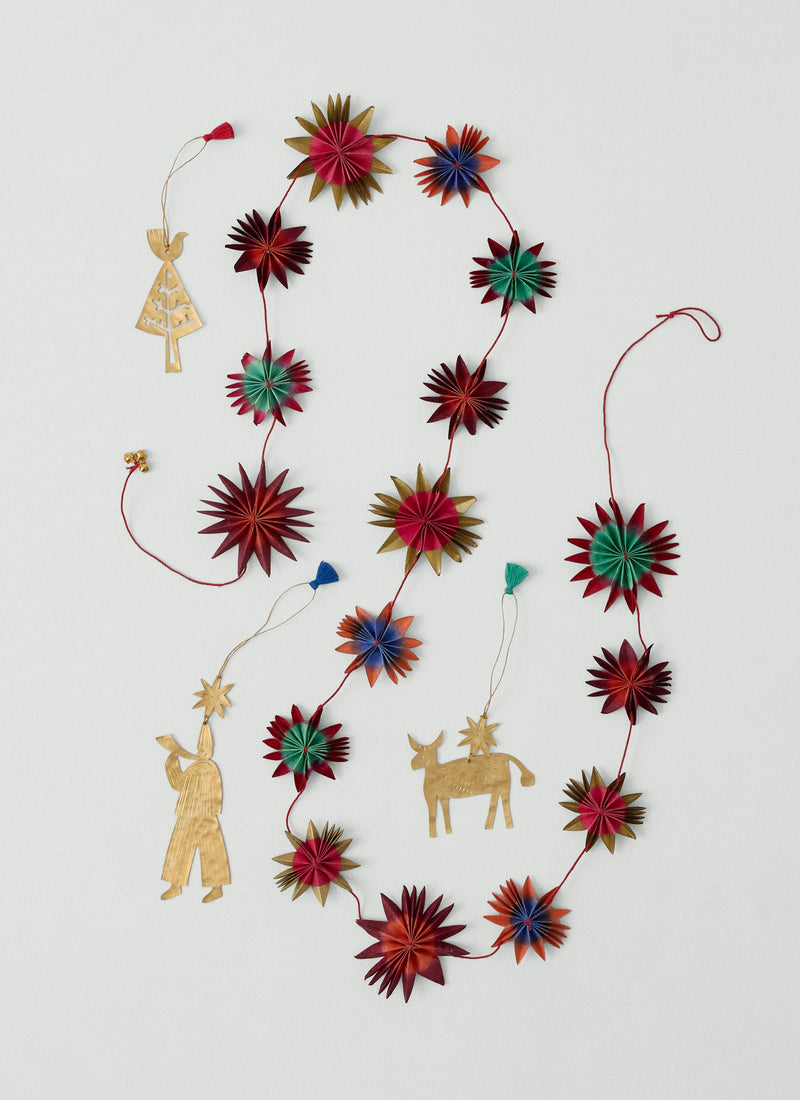Hammered Metal Musician Decoration | Brass