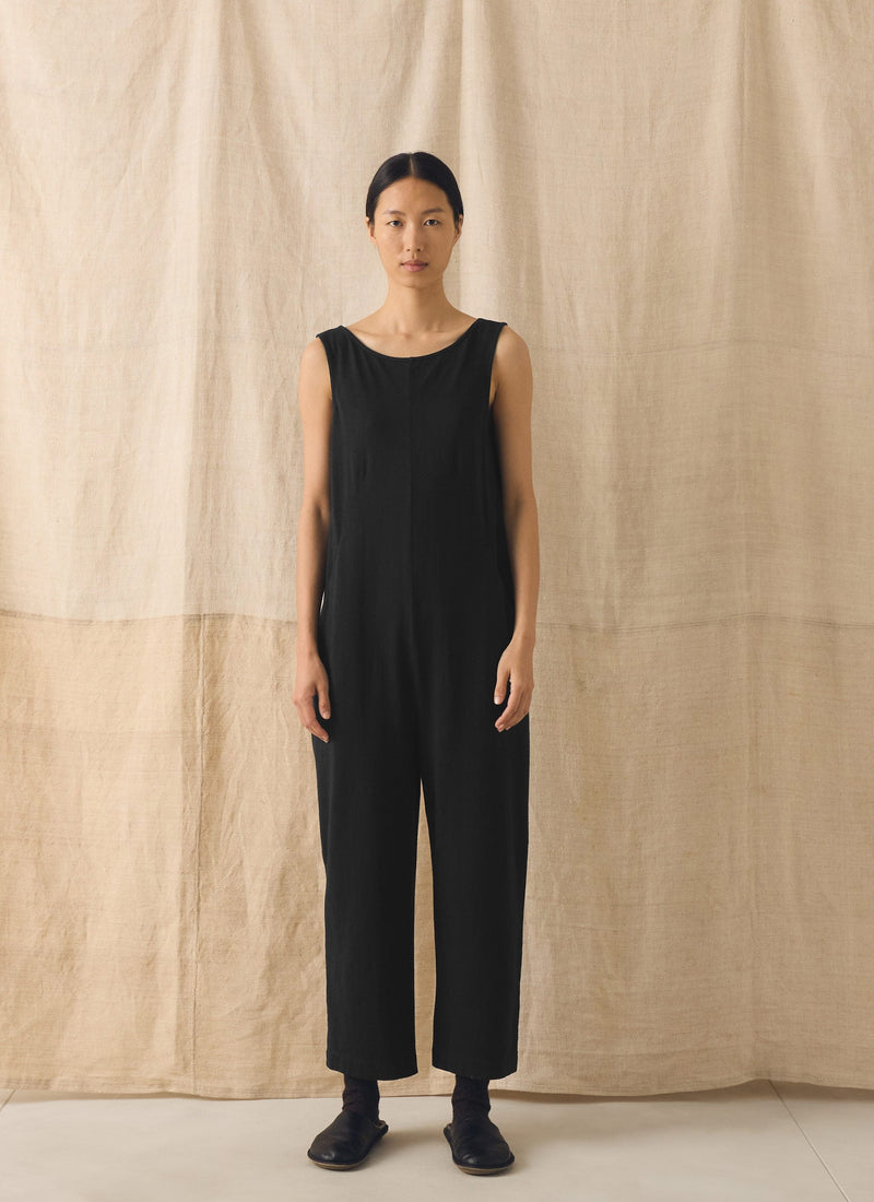 Lydia Jersey Jumpsuit | Washed Black