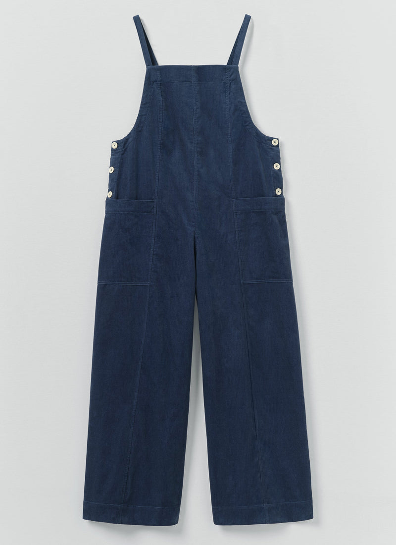 Cord Pocket Jumpsuit | Denim Blue