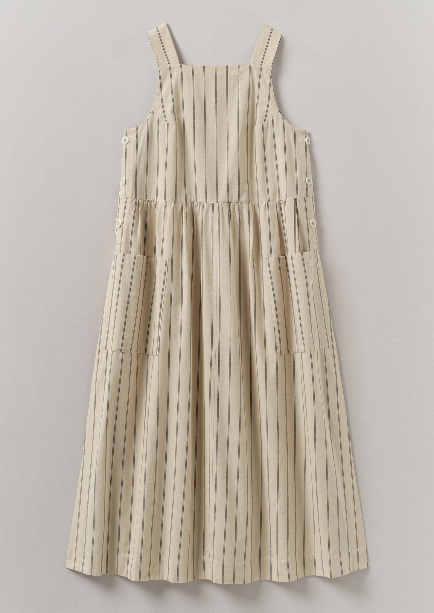 Stripe Cotton Pinafore Dress | Sail Cloth
